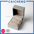 Alibaba China logo jóias impressas caixa de anel de pacote com inserção de espuma